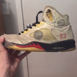 Jordan 5 Off white Sail