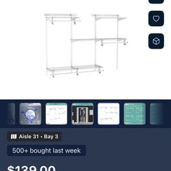 Closet Organizer/shelves 