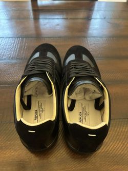 Black Margiela Gats Sneakers Size 11