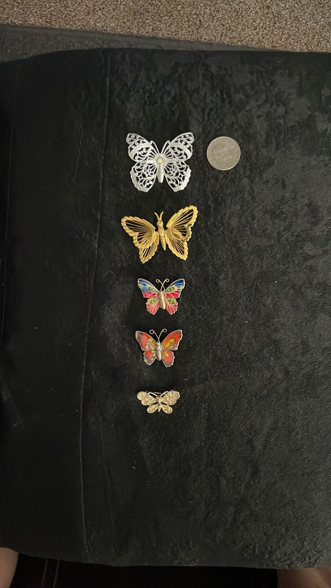 Butterfly Brooch/Pin Collection