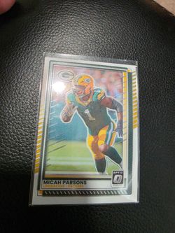 Micah Parsons Packers Optic Panini nfl SPORTS Card!