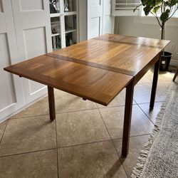 100% Danish Teak Dining Table- Vintage- Designed By Ansangar Mobler 