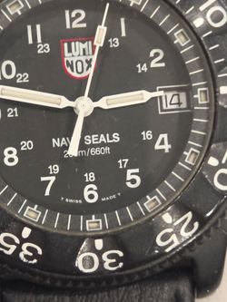 MENS BLACK LUMINOX NAVY SEAL 3100