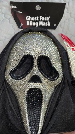 Ghost Face Bling Mask Halloween Costume