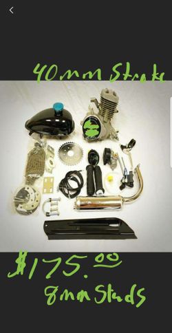 BRAND NEW UPGRADED 80CC MOTOR KITS...AFTERMARKET EXHAUST..REED VALVES..ETC