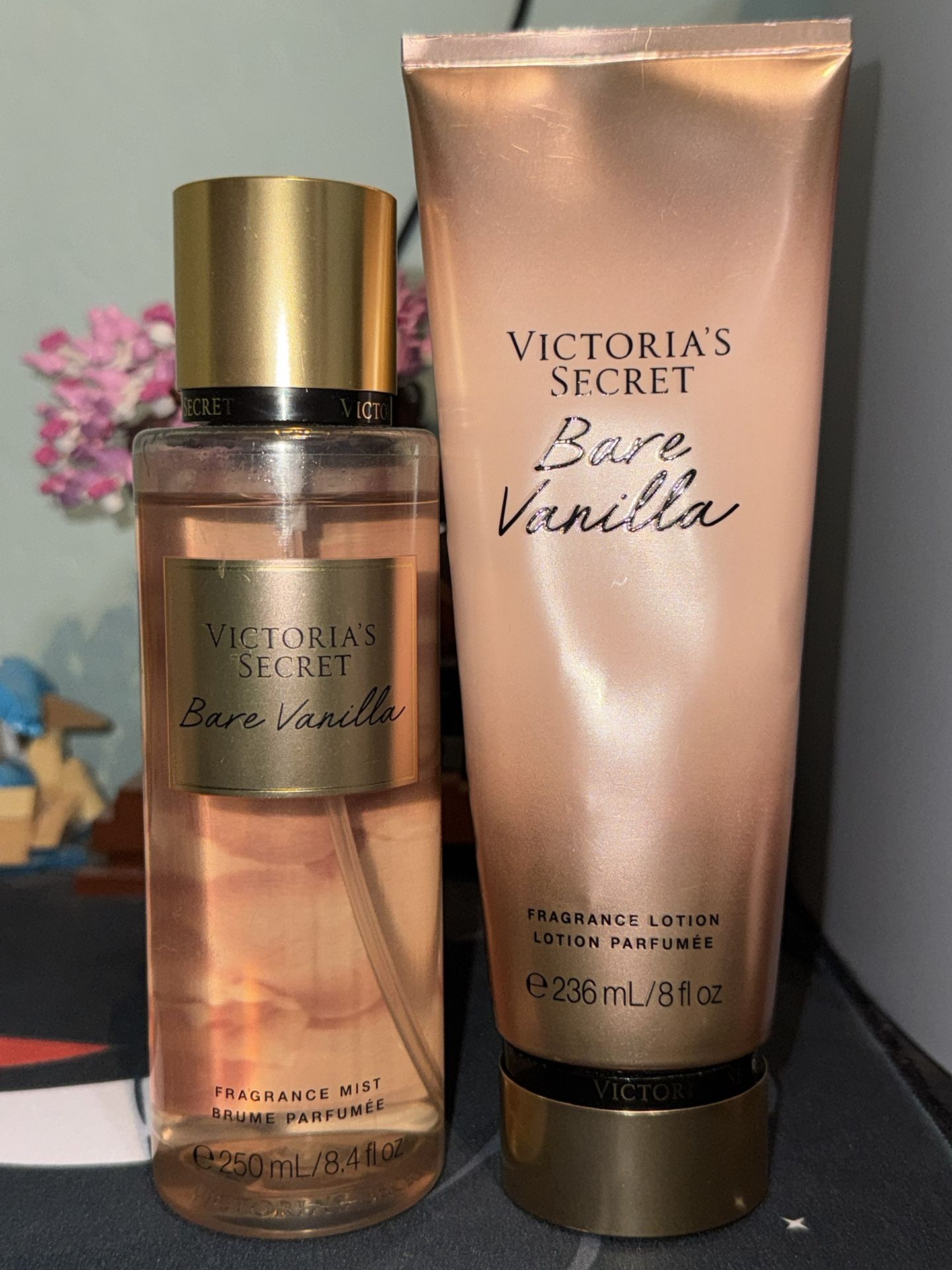 Vanilla Bare Victoria Secret Mist and Lotion Bundle