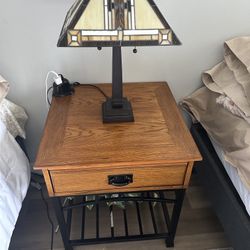 Lamp And Desk For Sale