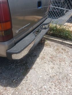 silverado  original rear bumper 02
