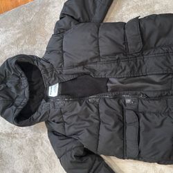 Old Navy Puffer Black Jacket Kids