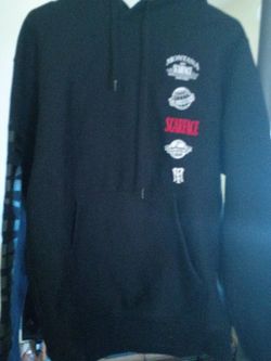 Scarface Black Graphic Pullover Hoodie
