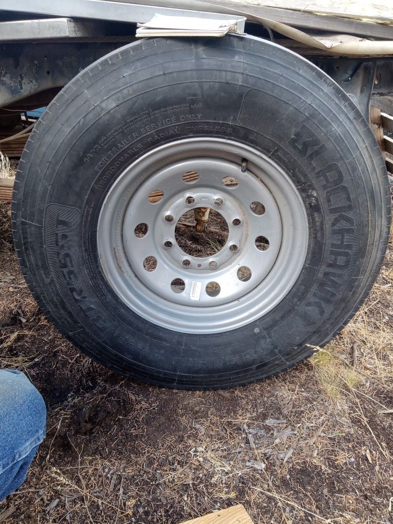 Black Hawk New Trailer Tire 