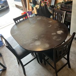 Table And 4 Chairs
