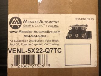 Miessler solenoid block 2007-2015 Q7