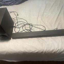 Soundbar and Subwoofer