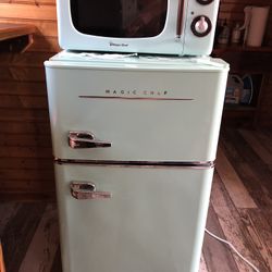 Mini Retro Magic Chef Fridge / Microwave 