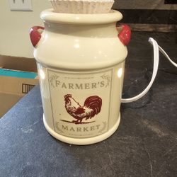 Farmhouse Red Rooster Full Size Wax Warmer