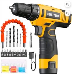 TALADRO ELECTRICO INALAMBRICO/PULITUO CORDLESS DRIL TOOL KIT