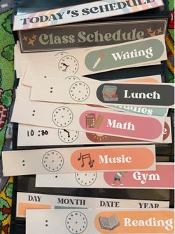 Classroom Schedule Chart