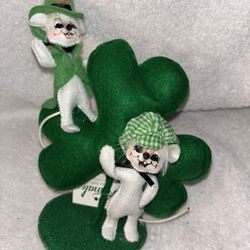 Rare Annalee "Climbing Irish Mice" collectibles from 2008