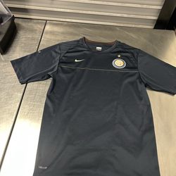 Nike Inter Milan Training Shirt Men’s Size M Dark Navy Dri-Fit Soccer Jersey