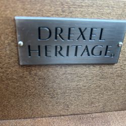 Drexel Heritage Cabinet And Two Tables