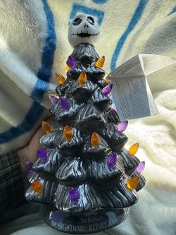 Nightmare Before Christmas Ceramic Light-Up Tree