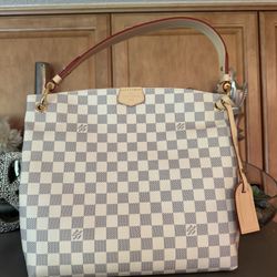 LV Graceful PM Damier Azur Hobo Bag