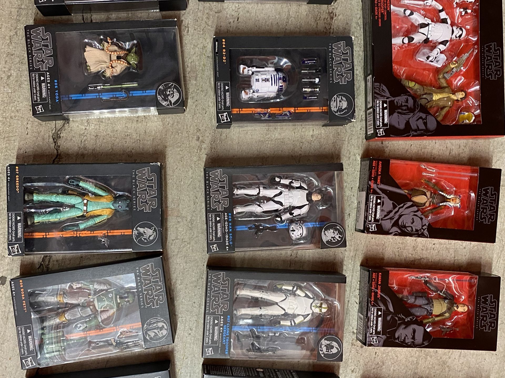 Star Wars Black Series 6 Inch Collection