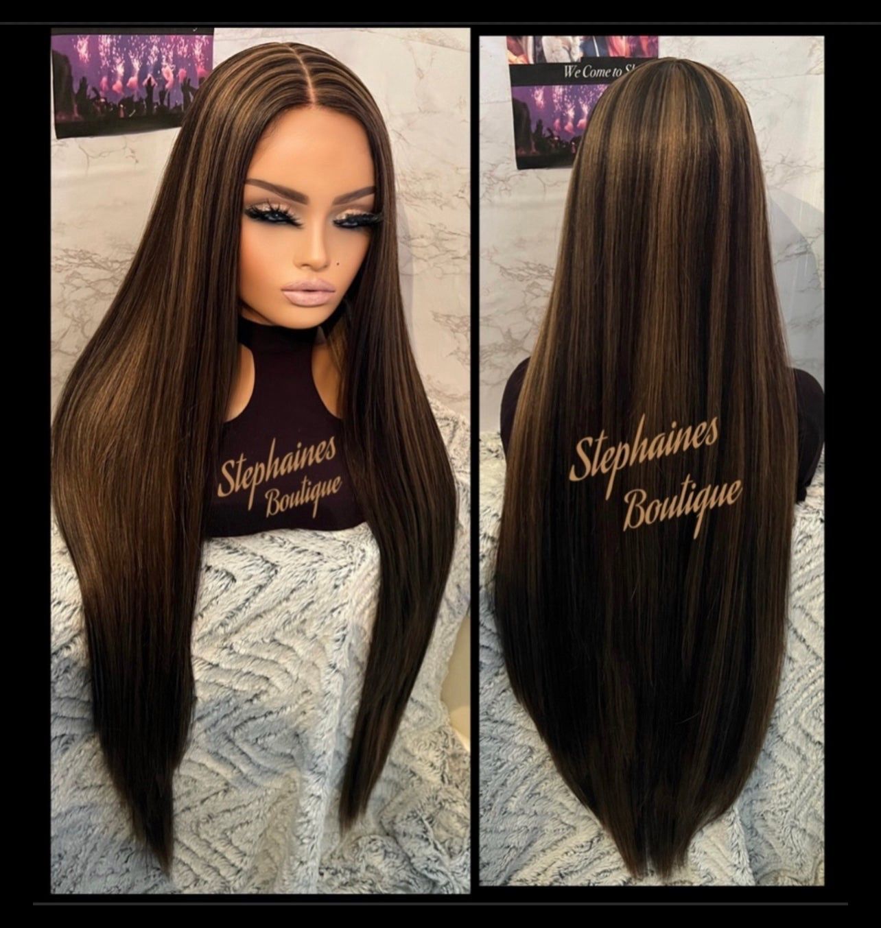 Human Hair Blended Lace Front Wig