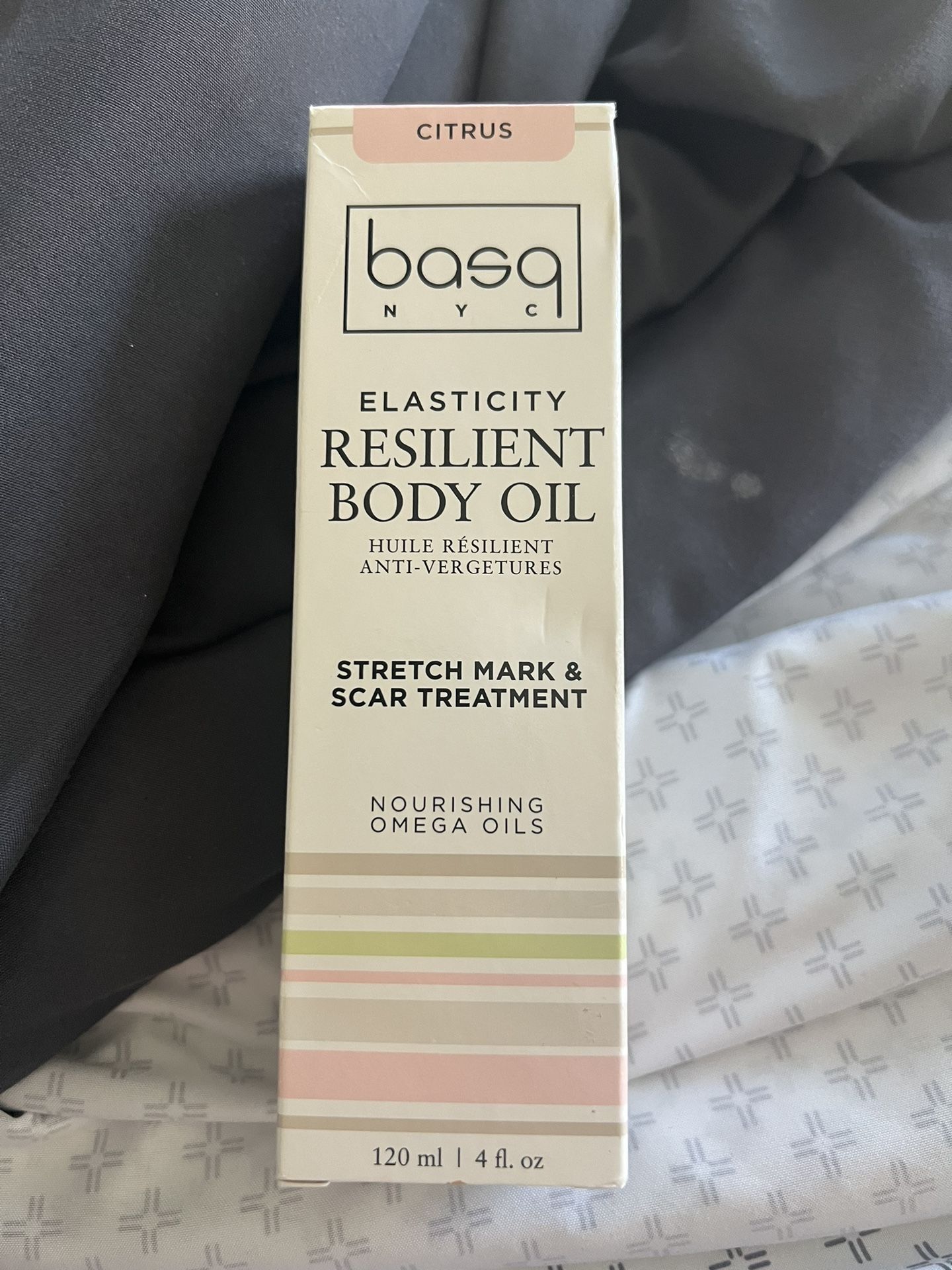 BASQ Resilient Body Stretch Mark Oil – Citrus Brand New