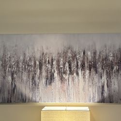 Beautiful large abstract canvas wall art 60” X 30”