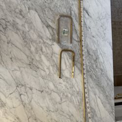 Shoppe by Amber Interiors brass Towel And Toilet Racks 