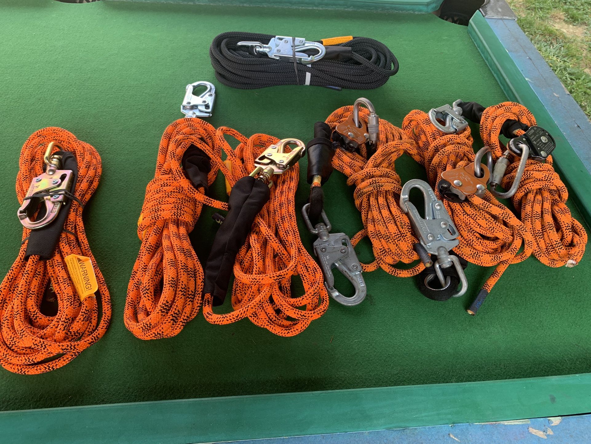 Kernmantle rescue fall protection climbing PMI ropes with back ups