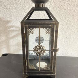2 Pier One Lantern Candle Holders 