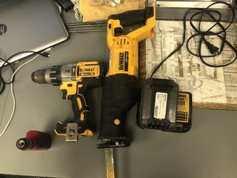 Combo Drill Set , Tools-Power Dewalt SAWZALL and hammer Drill W/60V Battery & Charger.. Negotiable