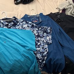 Big And Tall 5xT dress Shirts