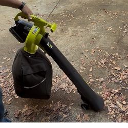 Ryobi Vac Attack - 40V Leaf Vacuum / Mulcher - Runs Great!  Battery Not Included