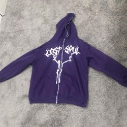 Purple Y2K Hoodie 