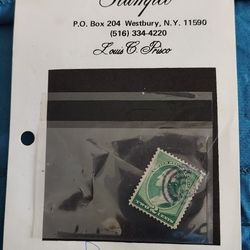 U.S. Scott #114 (green, with bullseye or target