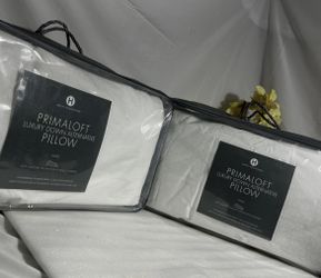Hotel Collection Primaloft Luxury Down Alternative Pillows The Pair King New In Each Packaging 