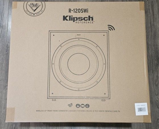 Klipsch R-120SWi 12" High-Performance Wireless Subwoofer - BRAND NEW 🔉