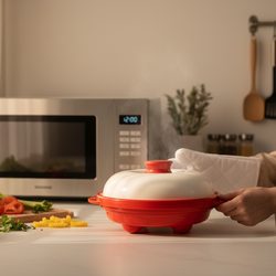 NEW Range Mate Pro Microwave  cooker 5- in -1 Grill Pan NIB