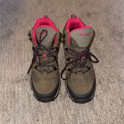 BearPaw Hiking Boots Size 10W Pink And Brown  