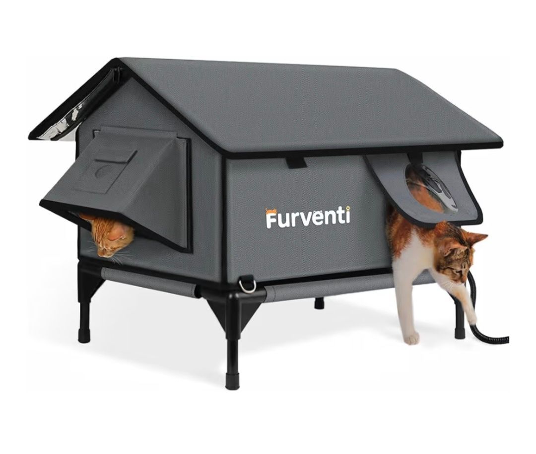 Heated Cat House for Outside