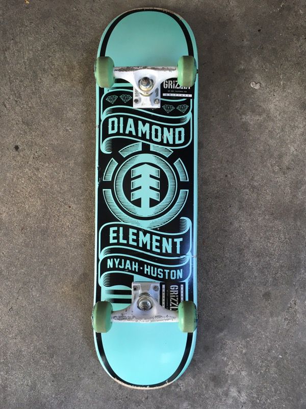 Nyjah Diamond Element Skateboard (8.0) for Sale in Fresno, CA - OfferUp