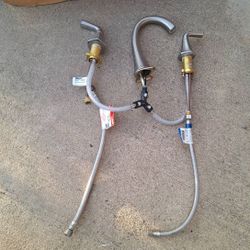 Pair Bathroom Faucets