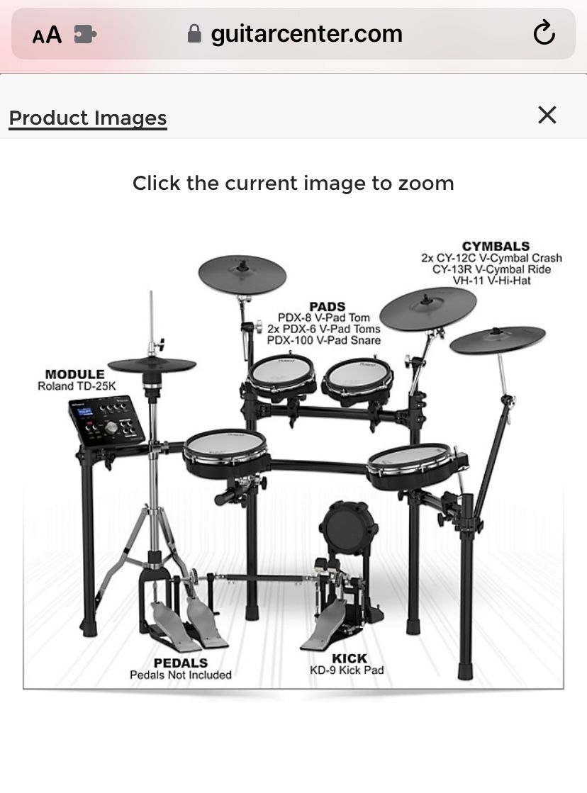 Roland TD-25KV Electronic Drum Set