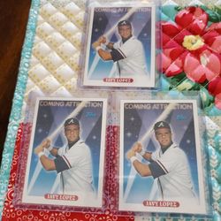 Atlanta Braves Javy Lopez 3 1993 Topps Rookie Baseball Cards 