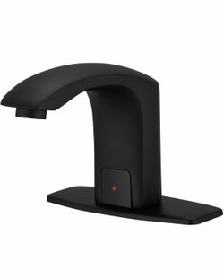 Touchless Bathroom Faucet, Commercial Hands-Free Automatic Sensor Faucet $40 F51