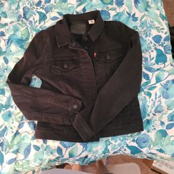 Size Small Levi Black Denim Jacket